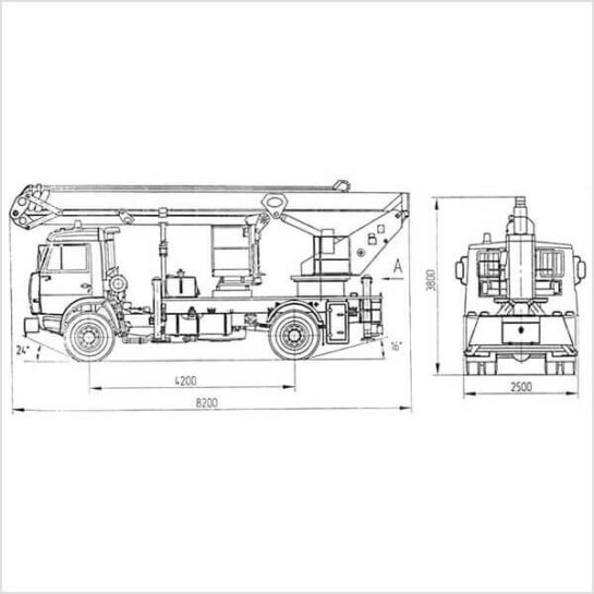 услуги автовышки АП-28