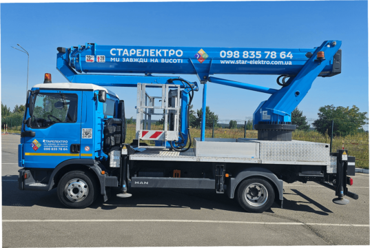 Starelektro, Автовишка АГП-28 взяти в оренду, Київ, Україна