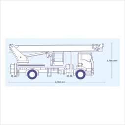 Розміри Автовишки АП-40