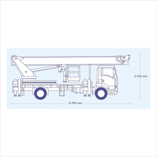 Розміри Автовишки АП-40